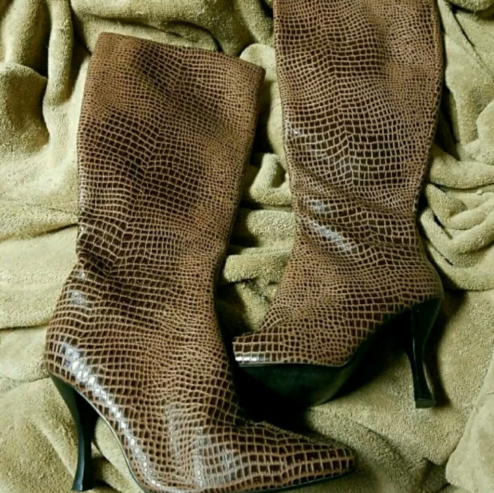 Kitten Heels Stilleto Boots